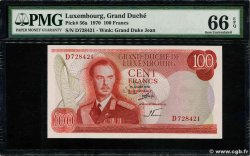 100 Francs LUXEMBURG  1970 P.56a ST