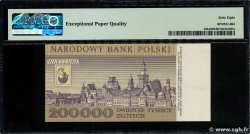 200000 Zlotych POLOGNE  1989 P.155a NEUF