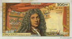 500 Nouveaux Francs MOLIÈRE FRANCE  1960 F.60.02 TB+