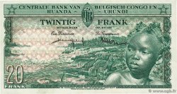 20 Francs CONGO BELGE  1959 P.31 SUP