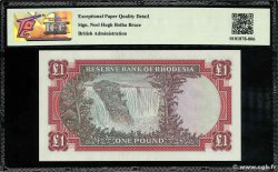 1 Pound RHODÉSIE  1967 P.28c NEUF