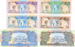 5 à 500 Shillings / Shilin Lot SOMALILAND  1994 P.01s à 06s UNC