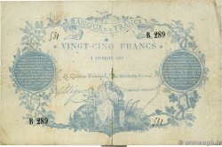 25 Francs type 1870 - Clermont-Ferrand Faux FRANCIA  1870 F.A44.01x