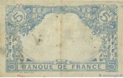 5 Francs BLEU FRANCE  1917 F.02.47 VF-