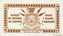 5 Francs BURUNDI  1965 P.08 FDC