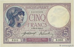 5 Francs FEMME CASQUÉE FRANCIA  1918 F.03.02 q.FDC