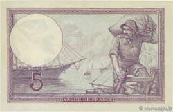 5 Francs FEMME CASQUÉE FRANCIA  1918 F.03.02 SC+