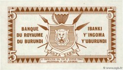 5 Francs BURUNDI  1964 P.08 q.FDC