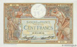 100 Francs LUC OLIVIER MERSON grands cartouches FRANCE  1937 F.24.16 AU