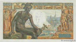 1000 Francs DÉESSE DÉMÉTER FRANCIA  1943 F.40.17 FDC