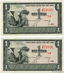 1 Dong Consécutifs SÜDVIETNAM  1955 P.11a ST