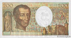 200 Francs MONTESQUIEU alphabet 101 FRANCE  1992 F.70bis.01 UNC