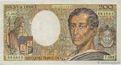 200 Francs MONTESQUIEU Faux FRANCIA  1992 F.70.12ax MBC