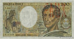 200 Francs MONTESQUIEU Faux FRANCE  1986 F.70.06x VF