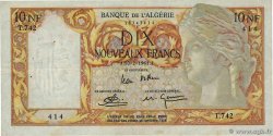 10 Nouveaux Francs ALGERIA  1961 P.119a