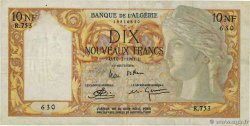 10 Nouveaux Francs ARGELIA  1961 P.119a BC+