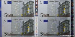 5 Euro Planche EUROPE  2002 P.01x