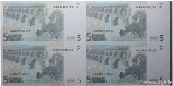 5 Euro Planche EUROPA  2002 P.01x UNC