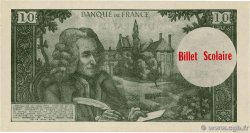 10 Francs VOLTAIRE Scolaire FRANCE régionalisme et divers  1965 F. pr.NEUF