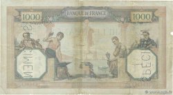 1000 Francs CÉRÈS ET MERCURE Spécimen FRANCE  1930 F.37.05Sp F