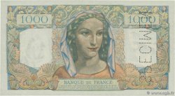 1000 Francs MINERVE ET HERCULE Spécimen FRANCE  1945 F.41.01Sp1 AU-