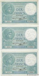 10 Francs MINERVE modifié Lot FRANCE  1939 F.07.11 TTB+