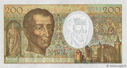 200 Francs MONTESQUIEU FRANCE  1992 F.70.12b UNC-