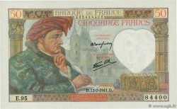 50 Francs JACQUES CŒUR FRANCE  1941 F.19.12