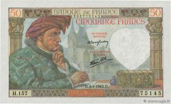 50 Francs JACQUES CŒUR FRANCIA  1942 F.19.18 FDC