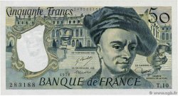 50 Francs QUENTIN DE LA TOUR FRANCE  1978 F.67.03 UNC-