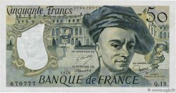 50 Francs QUENTIN DE LA TOUR FRANKREICH  1978 F.67.03