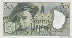 50 Francs QUENTIN DE LA TOUR Fauté FRANCE  1982 F.67.08 UNC-