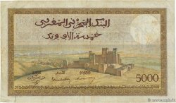 5000 Francs  MAROC  1950 P.23c B+