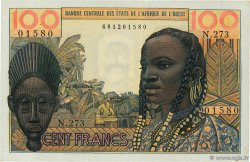 100 Francs WEST AFRIKANISCHE STAATEN  1965 P.002b VZ+