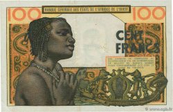 100 Francs WEST AFRIKANISCHE STAATEN  1965 P.002b VZ+