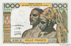 1000 Francs STATI AMERICANI AFRICANI  1980 P.103An