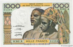 1000 Francs ÉTATS DE L