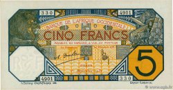 5 Francs DAKAR FRENCH WEST AFRICA Dakar 1932 P.05Bf