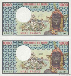 1000 Francs Consécutifs CHAD  1978 P.03b FDC