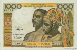 1000 Francs WEST AFRIKANISCHE STAATEN  1972 P.103Ai