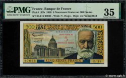 5 NF sur 500 Francs Victor HUGO FRANKREICH  1959 F.52.02 fVZ