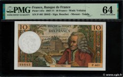 10 Francs VOLTAIRE FRANCE  1968 F.62.32