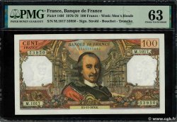 100 Francs CORNEILLE FRANCIA  1976 F.65.55 q.FDC