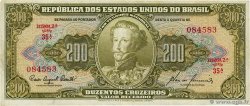 200 Cruzeiros BRAZIL  1960 P.163