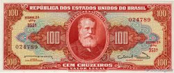 100 Cruzeiros BRASILIEN  1963 P.180 ST