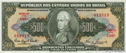 500 Cruzeiros BRAZIL  1960 P.164d