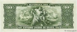 10 Cruzeiros BRASILE  1953 P.159d FDC