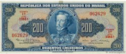 200 Cruzeiros BRAZIL  1964 P.171c