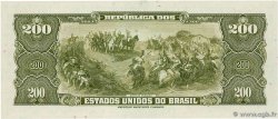 200 Cruzeiros BRAZIL  1964 P.171c UNC-