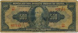 500 Cruzeiros BRAZIL  1962 P.140  G